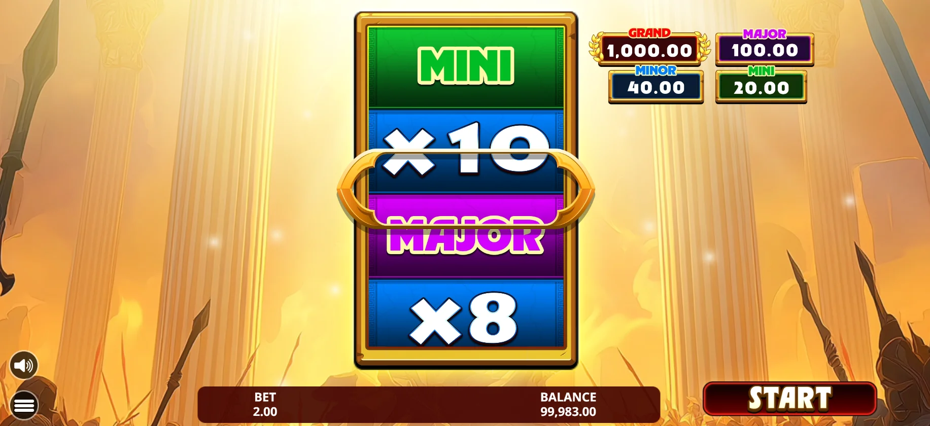 Law of Athena — Treasure Bonus palaišana ar balvu riteni